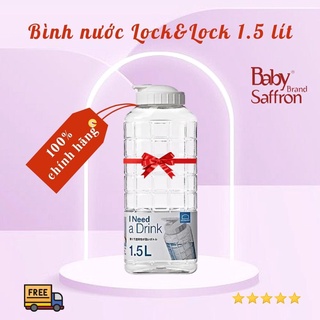Quà tặng - bình nước jug lock&lock nắp màu trắng, 1.5 lít