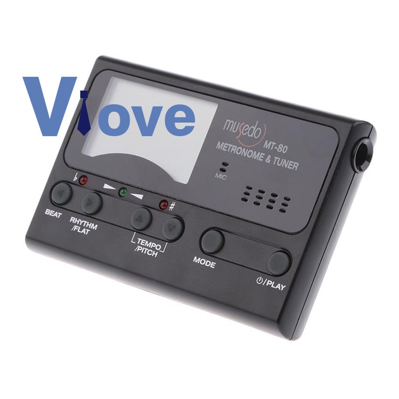 Musedo Mt 80 Violin Chromatic Tuner Generator Batteries Pickup