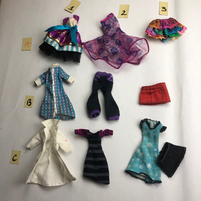MH Đầm cho bíp bê monster high eah