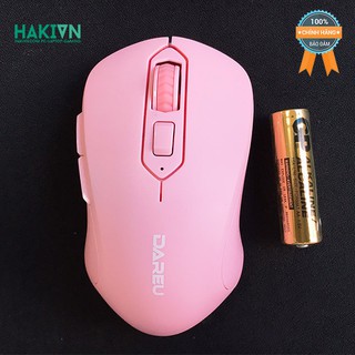 Chuột không dây DAREU LM115G Pink