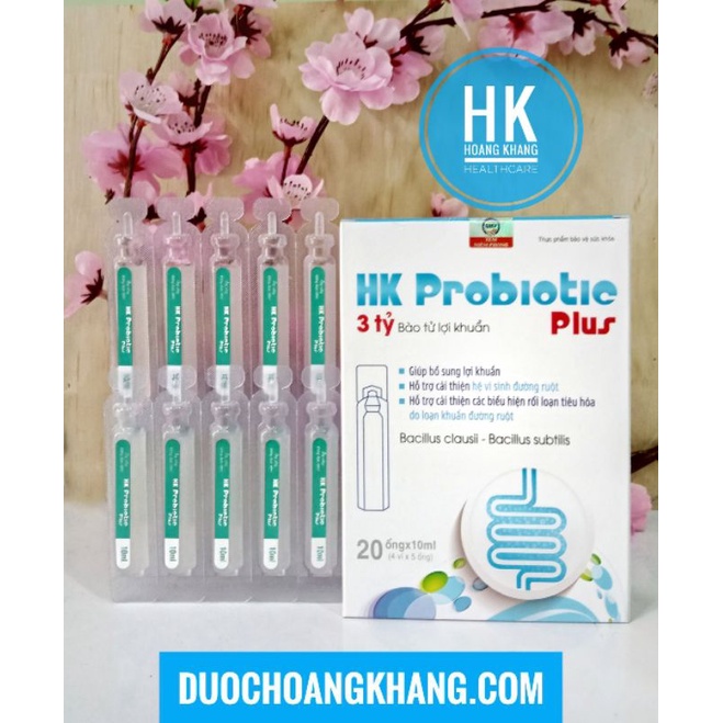 HK PROBIOTIC PLUS Hết tiêu chảy, hết đau bụng