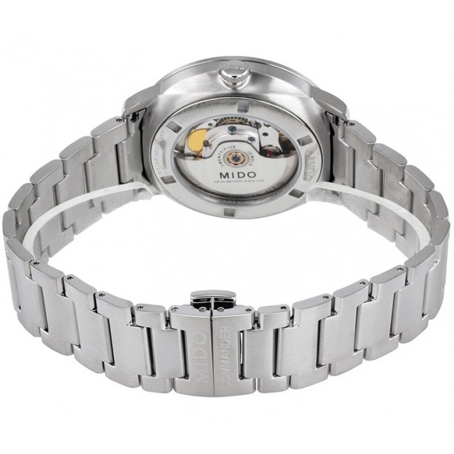 Đồng Hồ Cơ Nam MI-DO Trắng Automatic Saphire Siêu Bền Dáng Cổ Điển Độc Đáo
