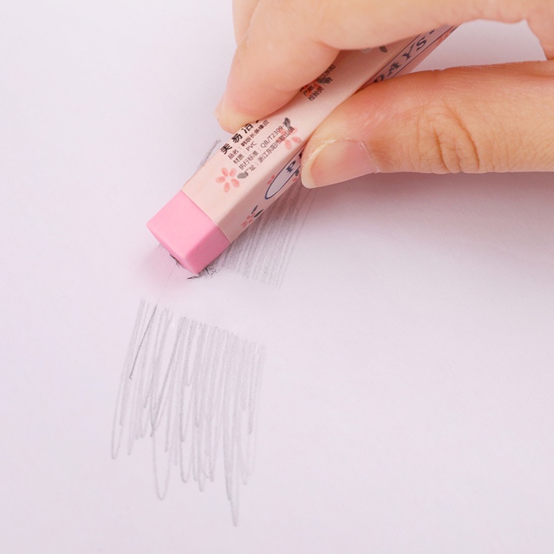 Gôm Tẩy Cao Su Màu Kẹo Không Bụi Dễ Thương Cho Học Sinh