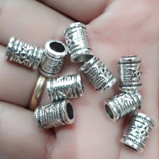 ổng xỏ trụ lỗ lớn 23k / 50g / 1 gói nguyên liệu sỉ handmade NOTE : chỉ còn mẫu tương tự ngắn hơn xíu