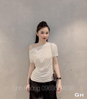 ÁO PULL NHÚN EO LỆCH VAI