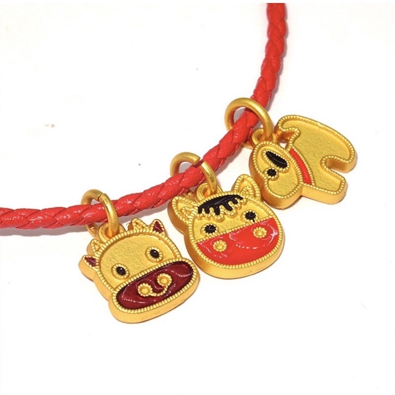 Charm 12 con giáp Phát Tài Phát Lộc, Vòng Dây Cáp Bền Đẹp 🥰🥰🥰