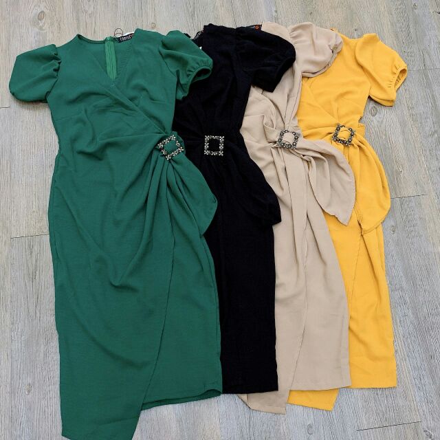 Váy xinh body tà cách điệu A360.200