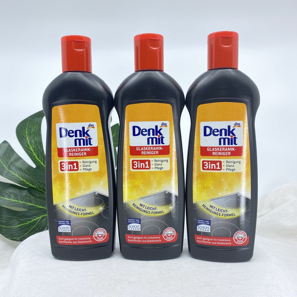 Dung dịch vệ sinh bếp từ DENKMIT 3in1, mẫu mới