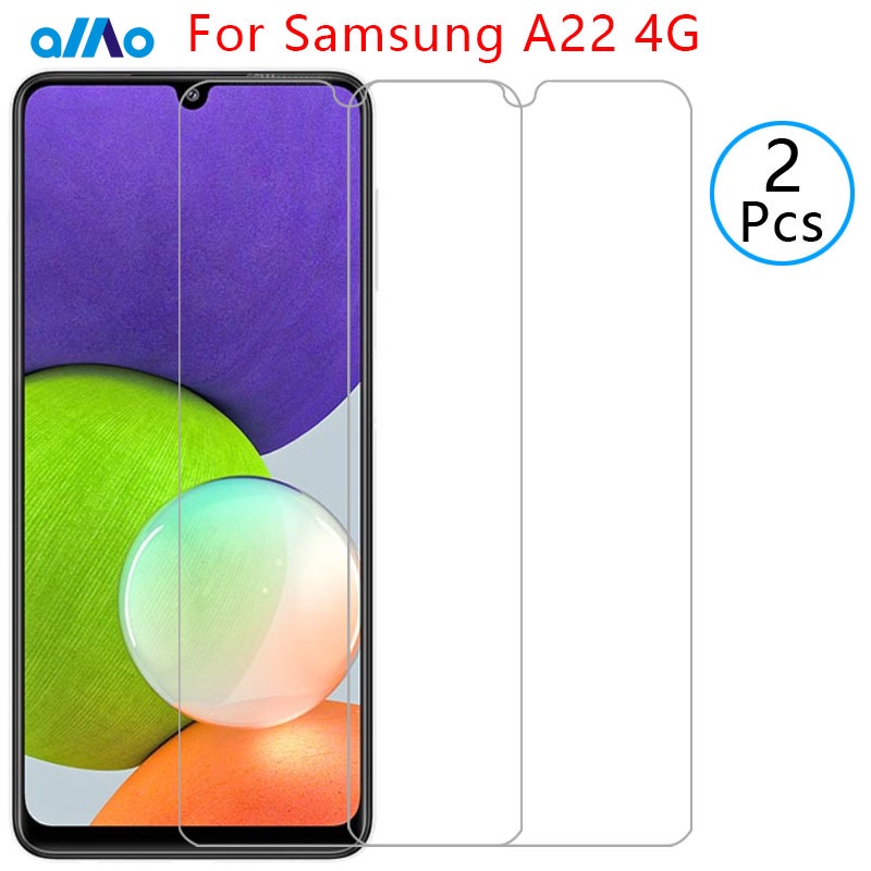 Set 2 kính cường lực 9D bảo vệ màn hình chất lượng cao dành cho Samsung Galaxy A22 4G A22 5G