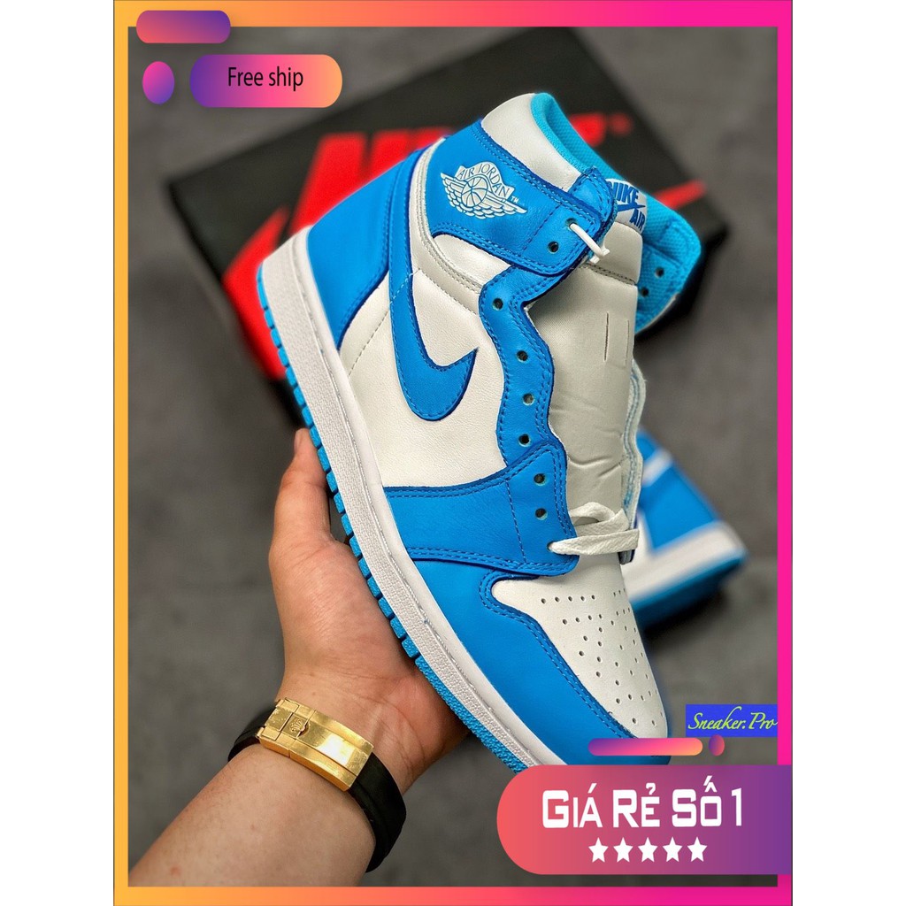 Giày thể thao AIR Jordan 1 Retro UNC siêu đẹp cho nam và nữ siêu đẹp | BigBuy360 - bigbuy360.vn
