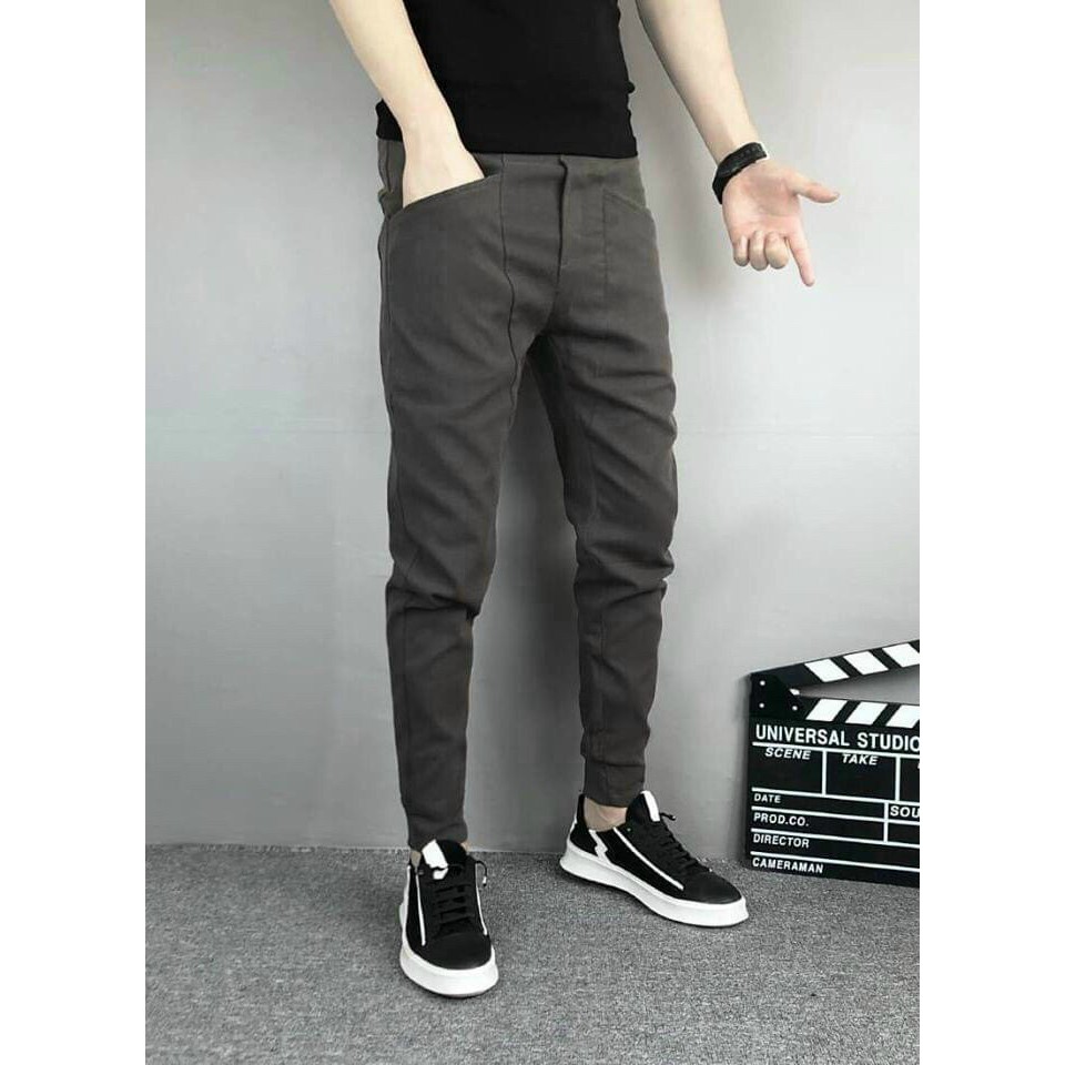 Quần Jogger Kaki Nam Trơn Cao Cấp phong Cách Trẻ Trung.