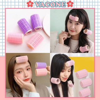 Lô cuốn tóc mái Vacone uốn tóc xoăn tự dính có kẹp đỡ KT31