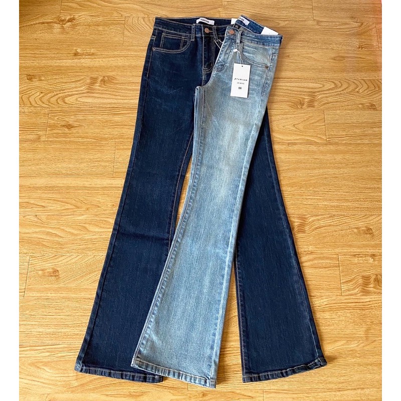 Quần loe lưng cao dáng dài siêu sang