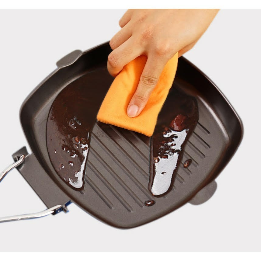 CHẢO DU LỊCH - CHỐNG DÍNH GẤP GỌN CÁN GỖ ĐA NĂNG 28CM