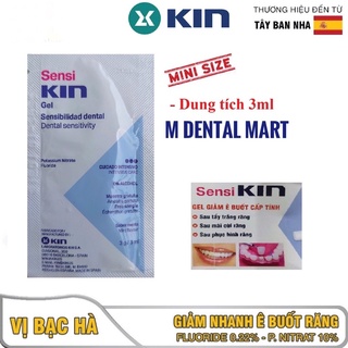 Mini size 3ml, gel bôi giảm ê buốt răng sensikin gói 3ml