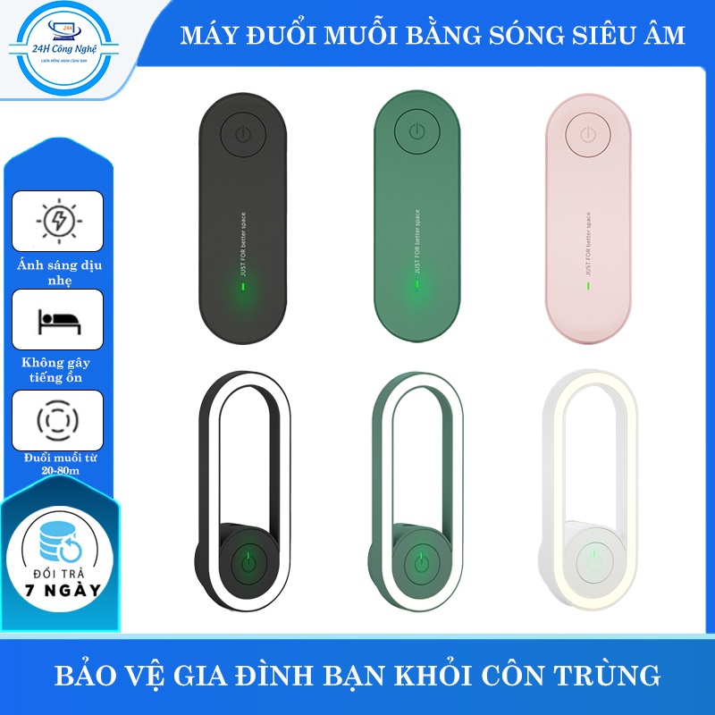 Máy Đuổi Muỗi - Máy Đuổi Côn Trùng Bằng Sóng Siêu Âm Không Gây Hại Cho Con Người Và Vật Nuôi - K1107