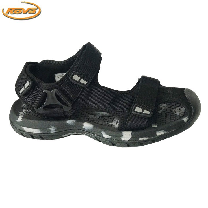 Giày sandal nam bít mũi quai dù có quai hậu cố định thích hợp mang dã ngoại đi phượt du lịch hiệu Rova RV25BB