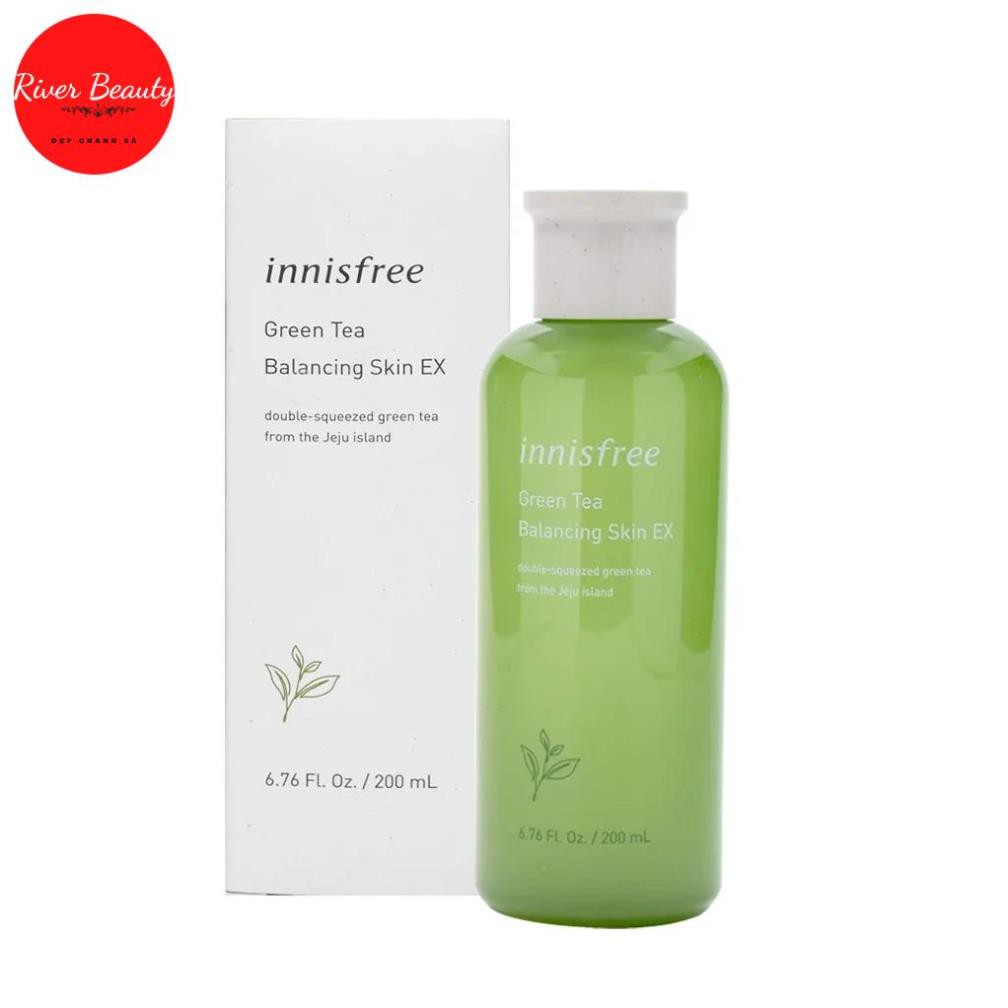 Nước Hoa Hồng Innisfree Trà Xanh Green Tea Balancing Skin Ex [FREE SHIP]