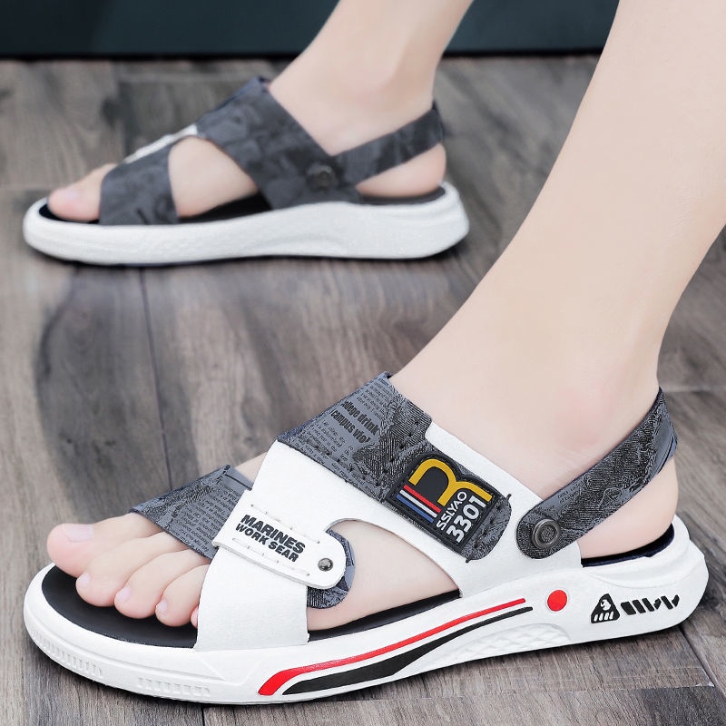 Xăng đan Màu Đen Thời Trang Mùa Hè Cho Nam Size S 2022
