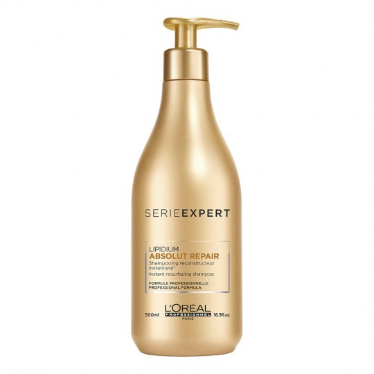 Dầu gội phục hồi 3 tác động Lipidium Absolut Repair L'oreal Shampoo 500ml ( New 2022 )