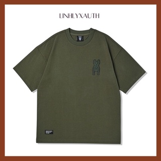 Áo thun lifework logo basic silicone radog short sleeve t-shirt unisex màu khaki linhlyxauth