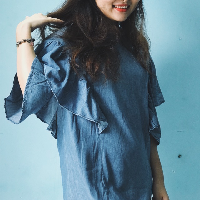 Clip Thật - Đầm cánh tiên hiệu Pull & Bear Authentic 100%