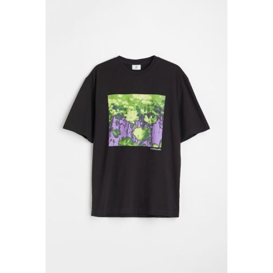Áo Phông H&M Relaxed Cotton T-shirt size L châu âu