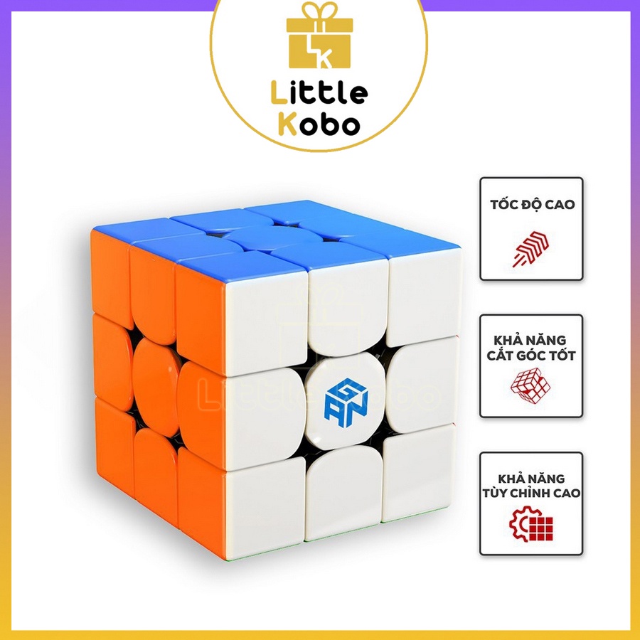 Rubik Gan 356 M Rubic 3x3 Nam Châm Cao Cấp Gan 356M Stickerless Đồ Chơi Thông Minh