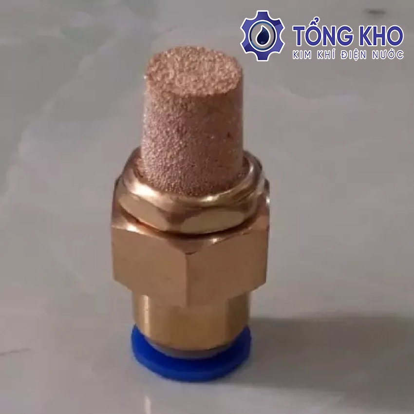 Cục lọc nước (đồng) mini gài dây 8mm, lọc bớt cặn bẩn, tránh nghẹt béc phun - Tổng kho kim khí điện nước