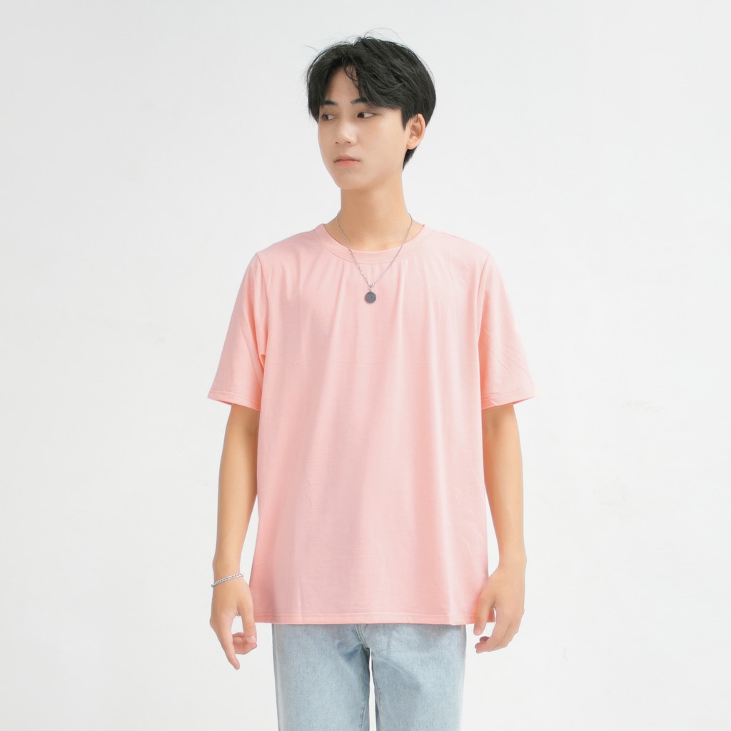 Áo Thun Nam MANDO Trơn Cotton Kiểu Dáng Basic Phong Cách Thời Trang Hàn Quốc APT01