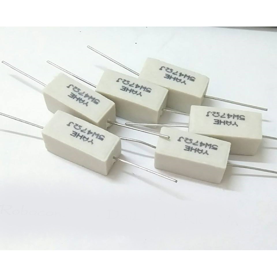Trở Sứ 5W 22 Ôm 5% ( Trở Công Suất )