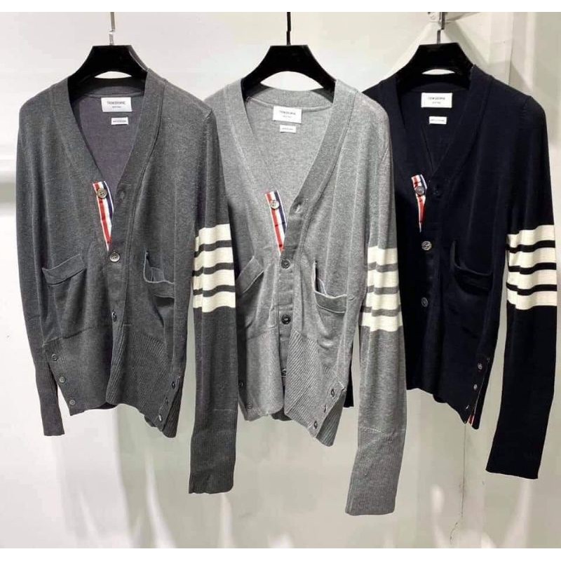 CARDIGAN THOM BROWNE - Áo Cardigan Thom Browne