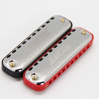 Kèn Harmonica 10 Lỗ 20 Tông Màu Đỏ