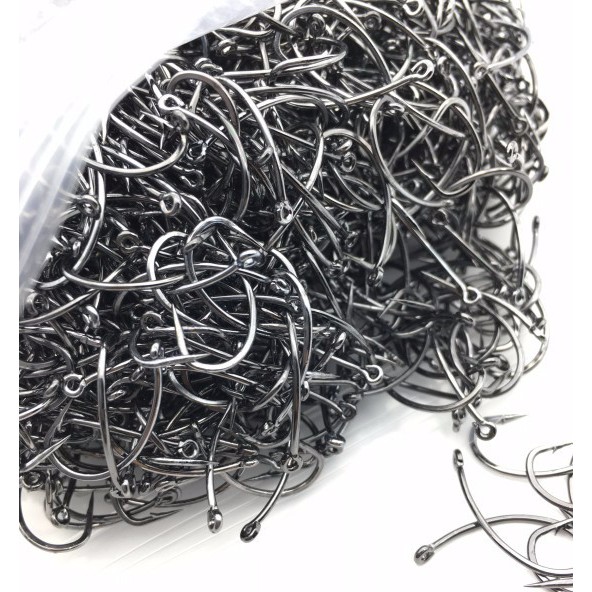 Set 500 Lưỡi Câu Cá Bằng Thép Carbon Cao Cấp Cỡ 6 8 10 12