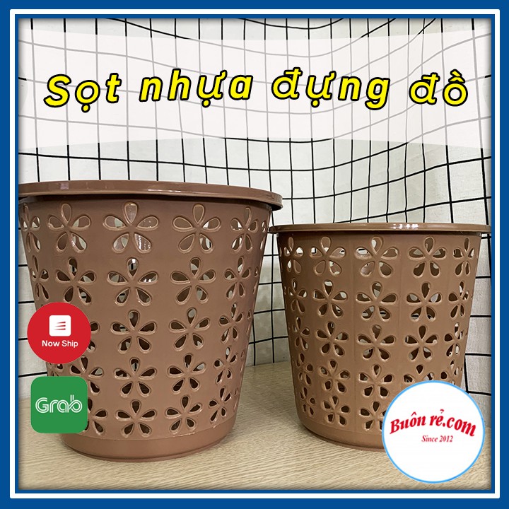 Sọt nhựa hoa văn Kiến Thành đựng đồ đa năng tiện ích 01165-01166 Buôn Rẻ