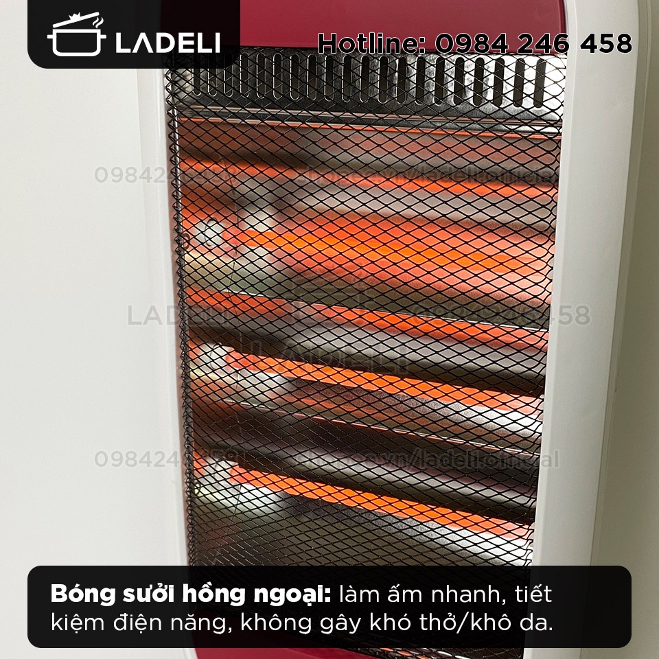 Sưởi điện hồng ngoại SUNHOUSE SHD7022 làm ấm nhanh