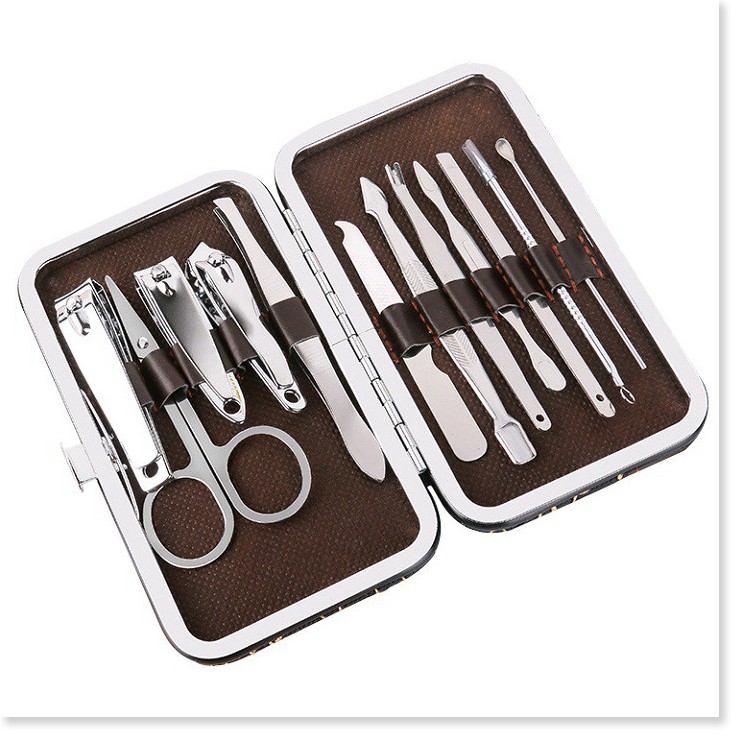 Bộ bấm móng tay đa năng 12 món – Bộ kìm cắt móng tay 12 món