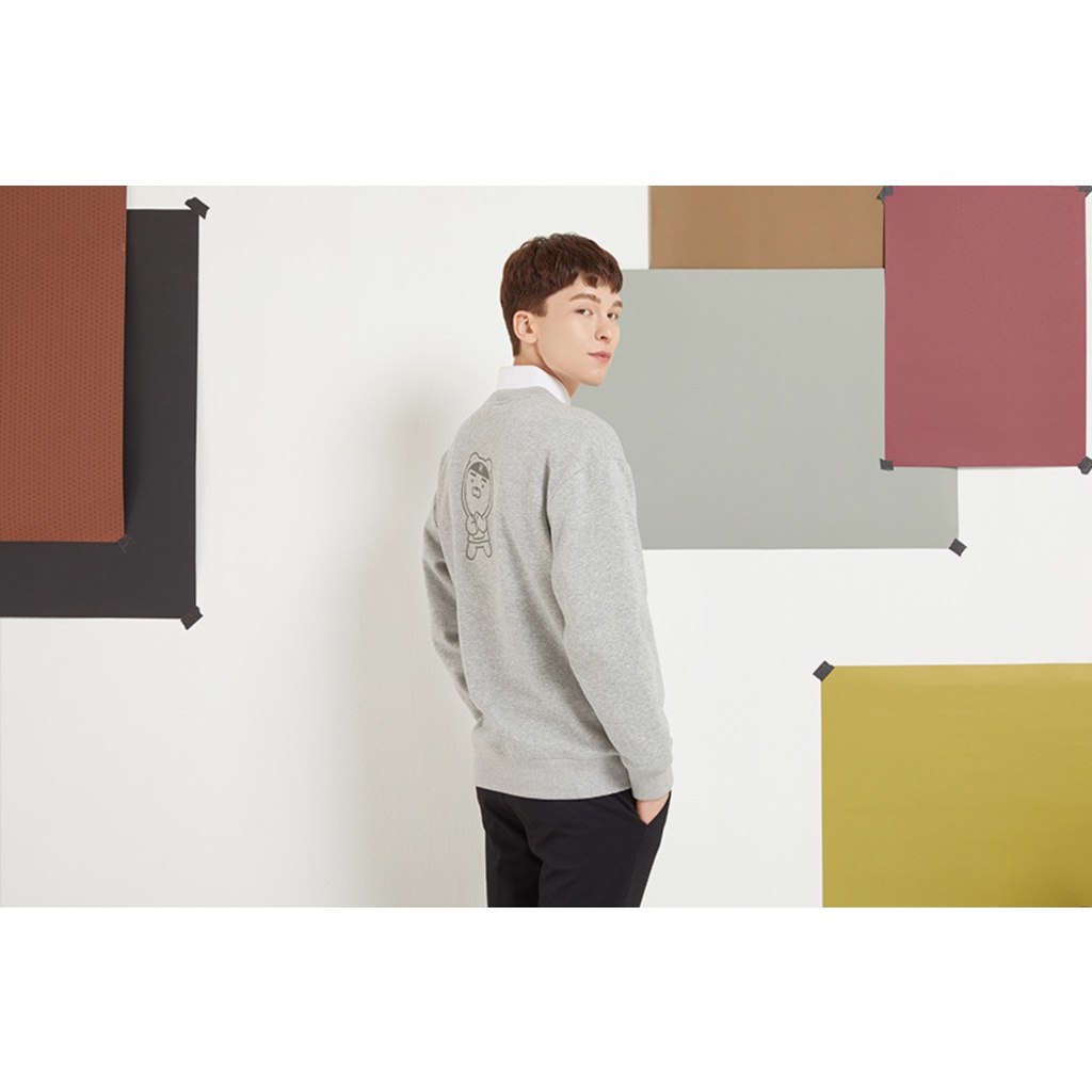 [ Siêu sale ngày Black Friday ⚡️] Áo sweater hoodie Kakao Korea Unisex màu grey - Hàng canh sale siêu hot | BigBuy360 - bigbuy360.vn