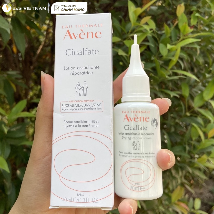 Lotion Cấp Ẩm cho Bé Chân Tay Miệng Avene Cicalfate Chống khuẩn - Cải thiện tình trạng Chân Tay Miệng ở trẻ