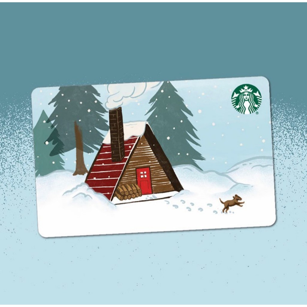Thẻ Starbucks US lưu niệm - Phiên bản Christmas 2020