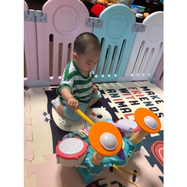 Đồ chơi trống kết hợp phím đàn piano kèm mic hát cho bé, bộ nhạc cụ giáo dục sớm cho bé từ 6 tháng - 5 tuổi
