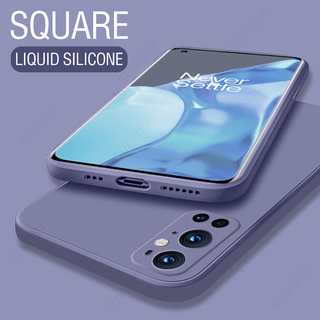 Oneplus 9 Pro OnePlus 8T 8 9R 1 + 9 Pro 1 + 8T Vỏ Điện Thoại Silicon Lỏng Vuông TPU Mềm Chống Sốc Ốp Lưng Bảo Vệ Camera