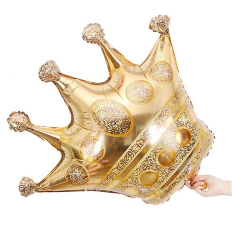 Big crown Princess Crown Foil Golden foil balloon Children's Birthday wedding babyParty Decoration
