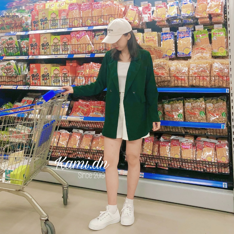 Aó blazer, áo vest 1 lớp chất đẹp mát, phom to chùm mông | BigBuy360 - bigbuy360.vn