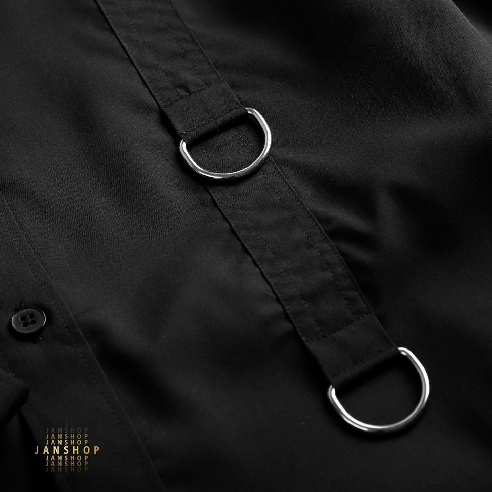 Áo sơ mi dài tay FAPAS có dây JANSHOP