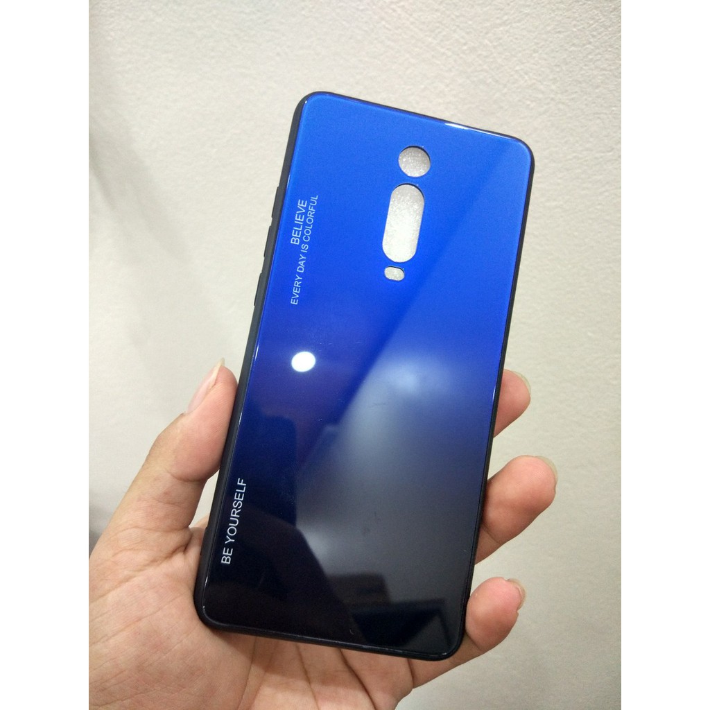 Ốp lưng mặt kính cầu vồng cho Redmi K40 / K40 pro / K20 / K20 Pro