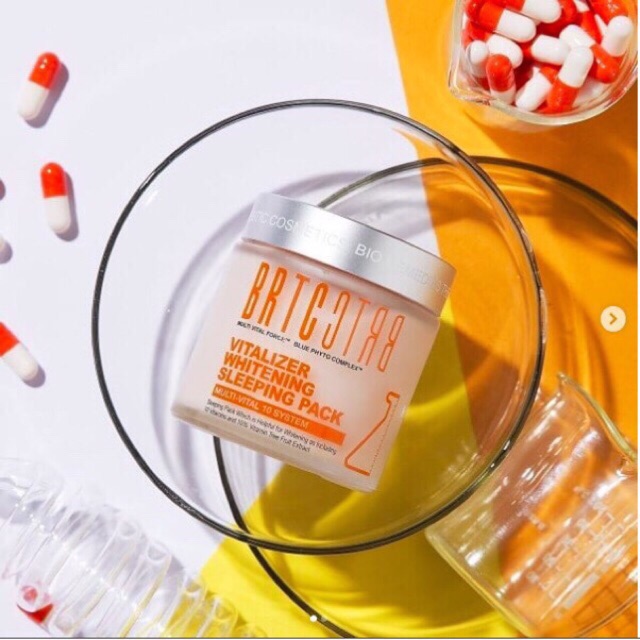 Mặt nạ ngủ dưỡng trắng BRTC Vitalizer Whitening Sleeping Pack