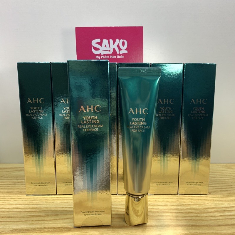 Kem mắt [Hết thâm quầng mắt 100%_Hàng Auth] Kem mắt AHC Ageless Real Eye Cream For Face 30ml [Hot New] | BigBuy360 - bigbuy360.vn