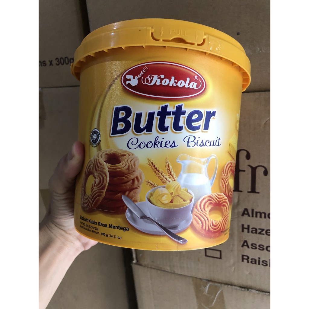 Bánh Butter Cookies Kokola (Thùng 400g )