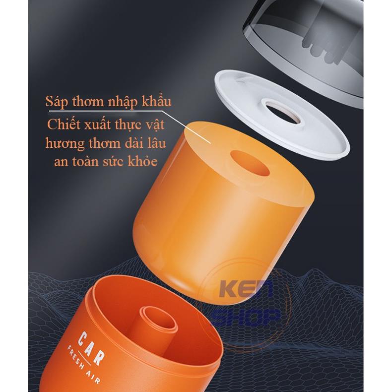 Sáp Thơm Nước Hoa ô tô cao cấp - Hương liệu tự nhiên, khử mùi, oranic an toàn mẹ bầu, thư giãn, tập trung